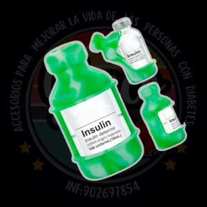 Funda vial insulina glucosito