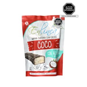 barra coco chocolate sin azucar