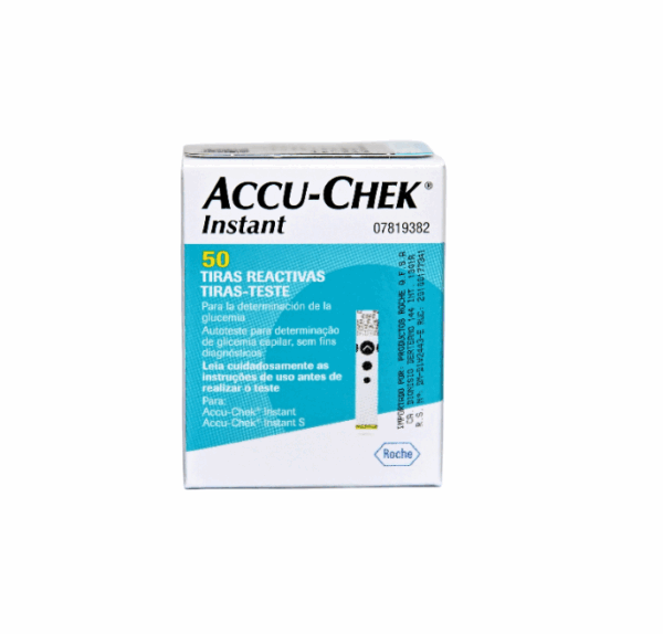 Tira reactiva glucosa accuchek instant