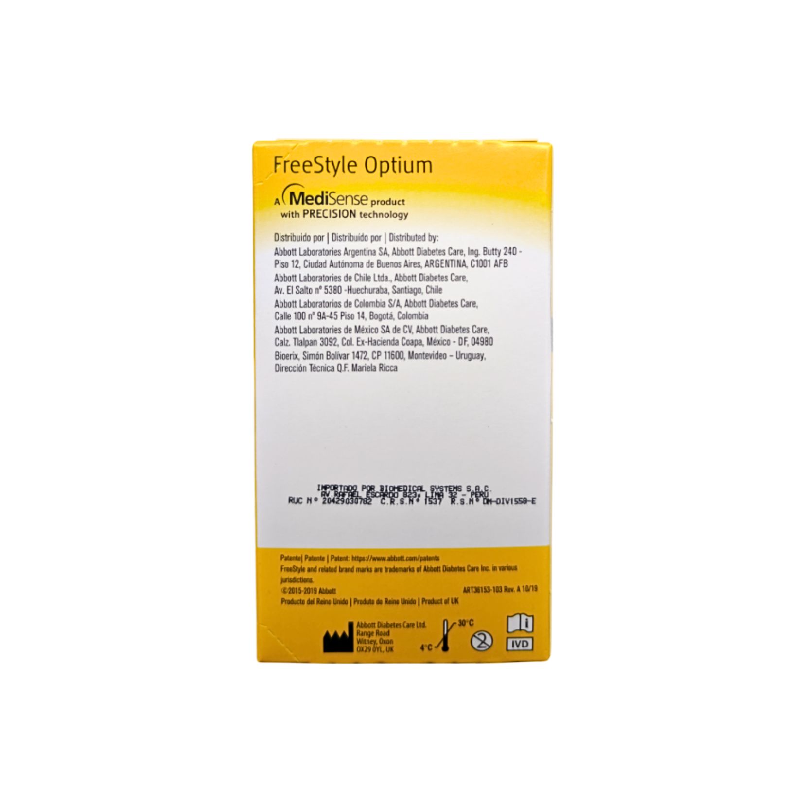 tiras reactivas freestyle optium