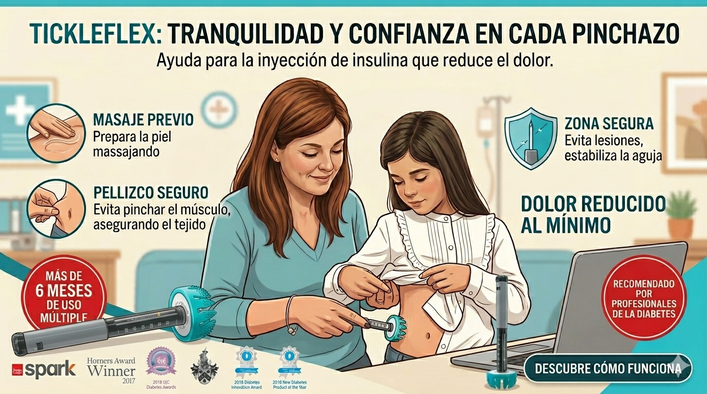 inyeccion insulina dolor pinchazo