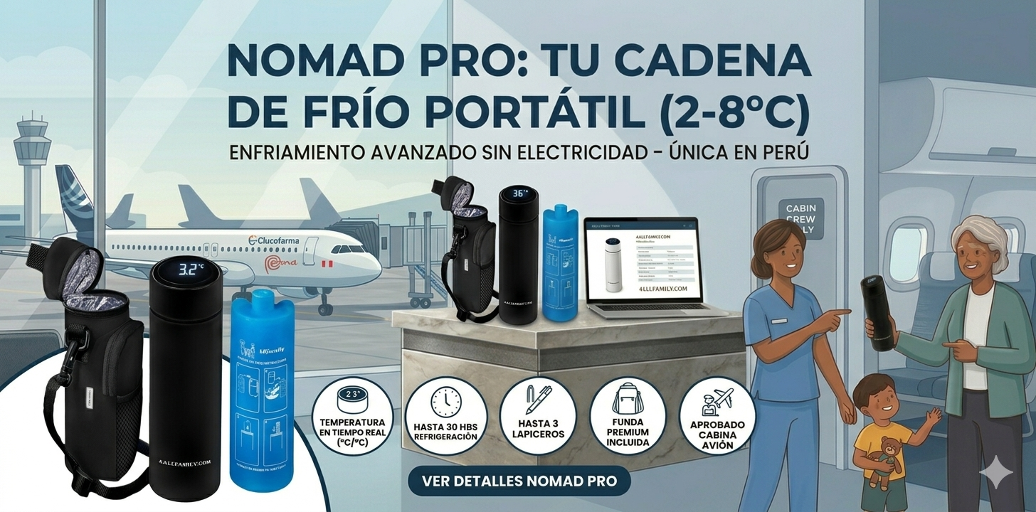 cadena frio insulina estuche refrigerante transporte