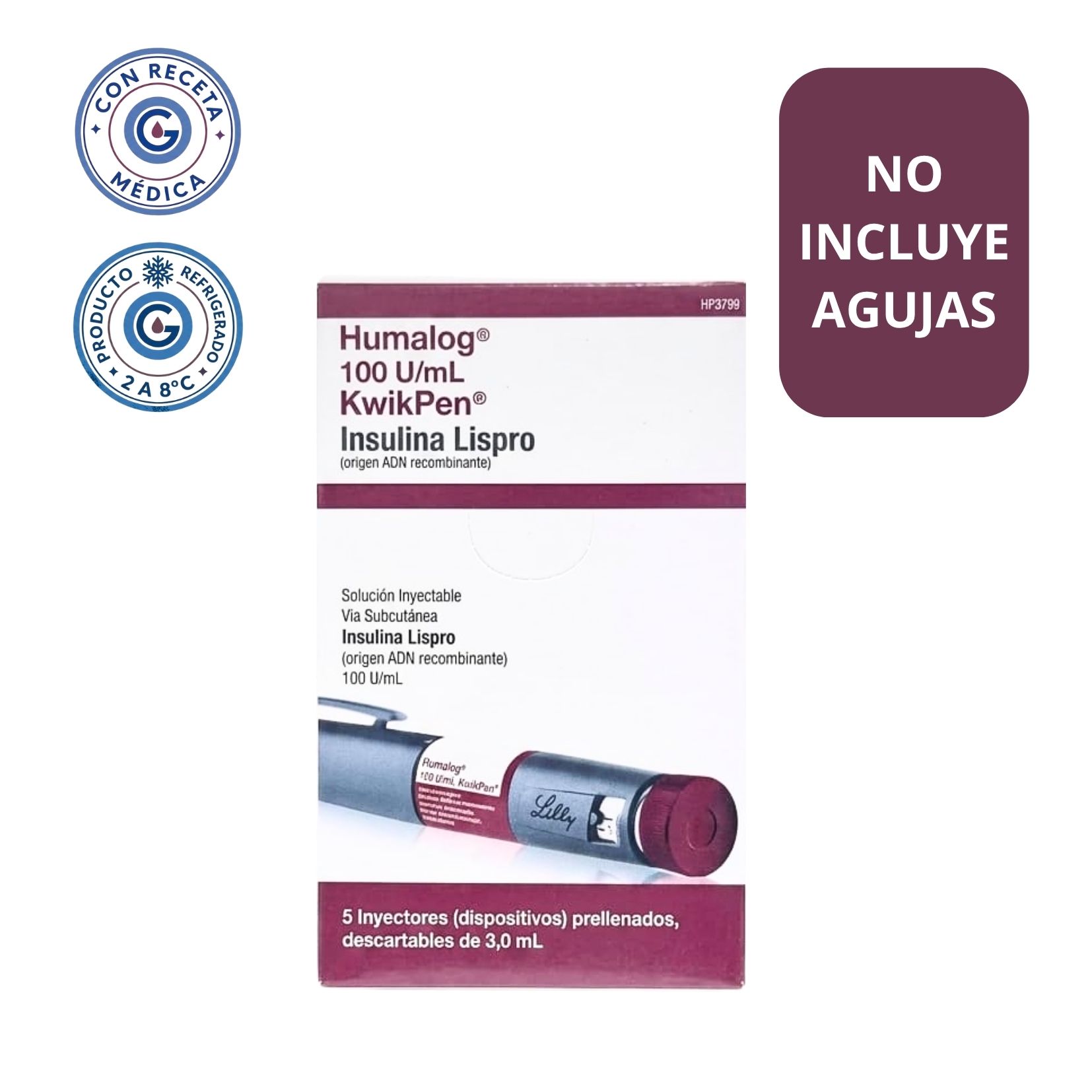 humalog lispro lapicero insulina