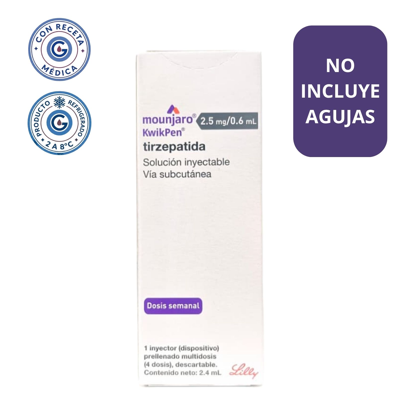 mounjaro 2.5mg lapicero