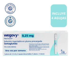 wegovy peso lapicero