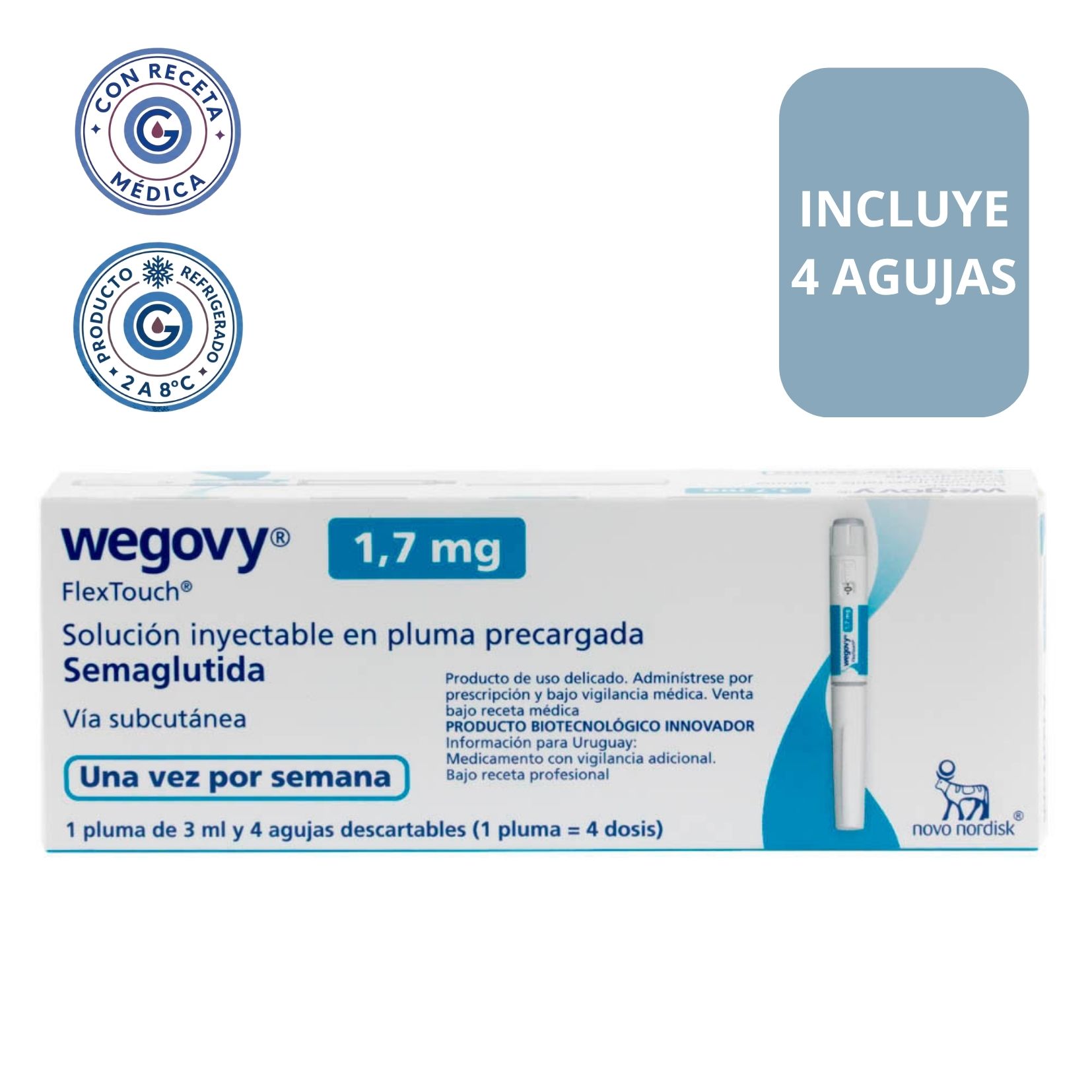 wegovy 1.7mg lapicero