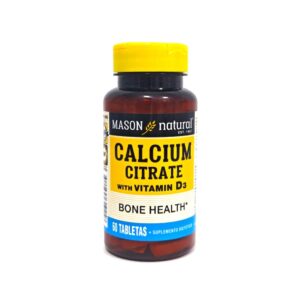 Citrato de Calcio + Vitamina D3 Mason Natural glucofarma