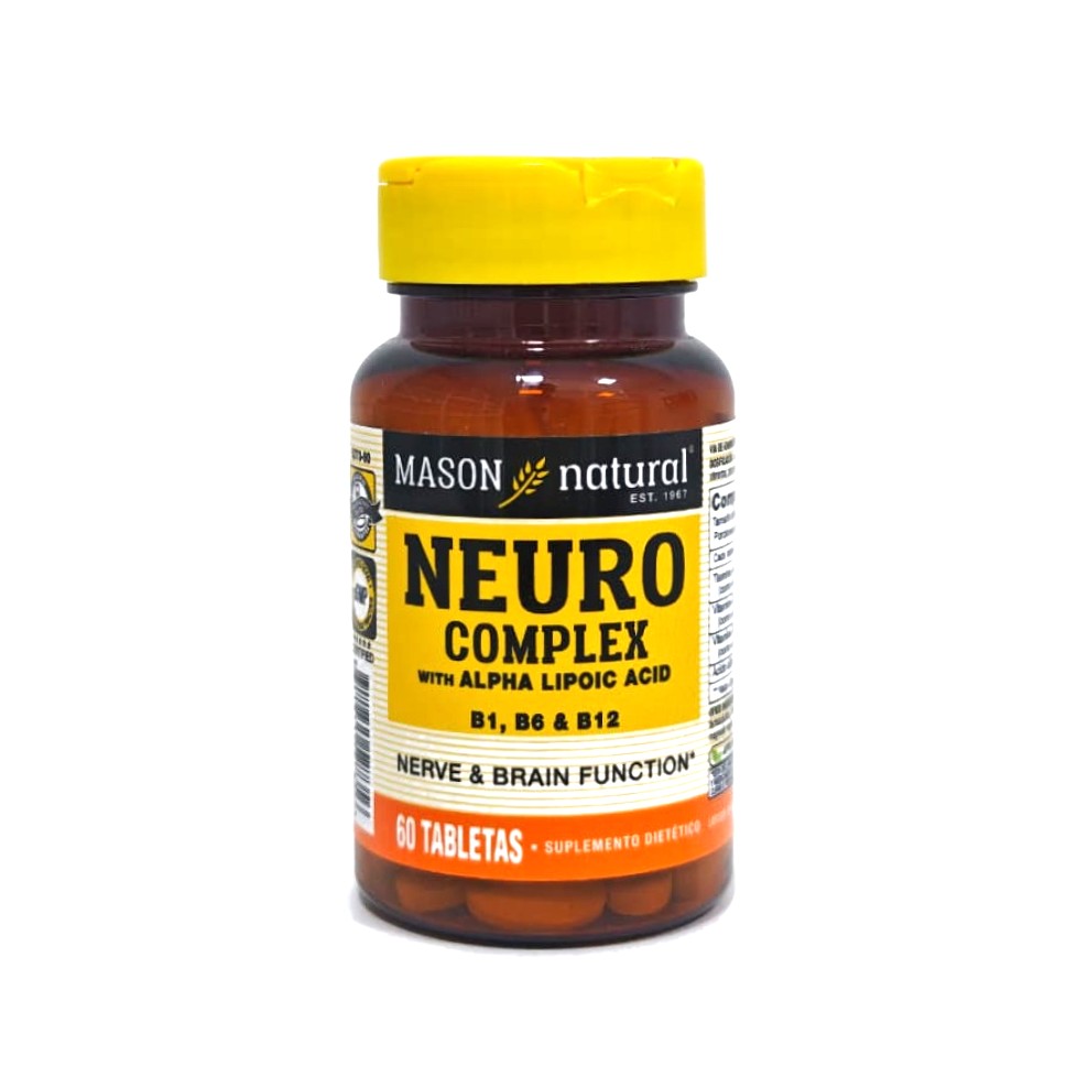 Neuro Complex Ácido Alfa Lipoico Mason Natural glucofarma