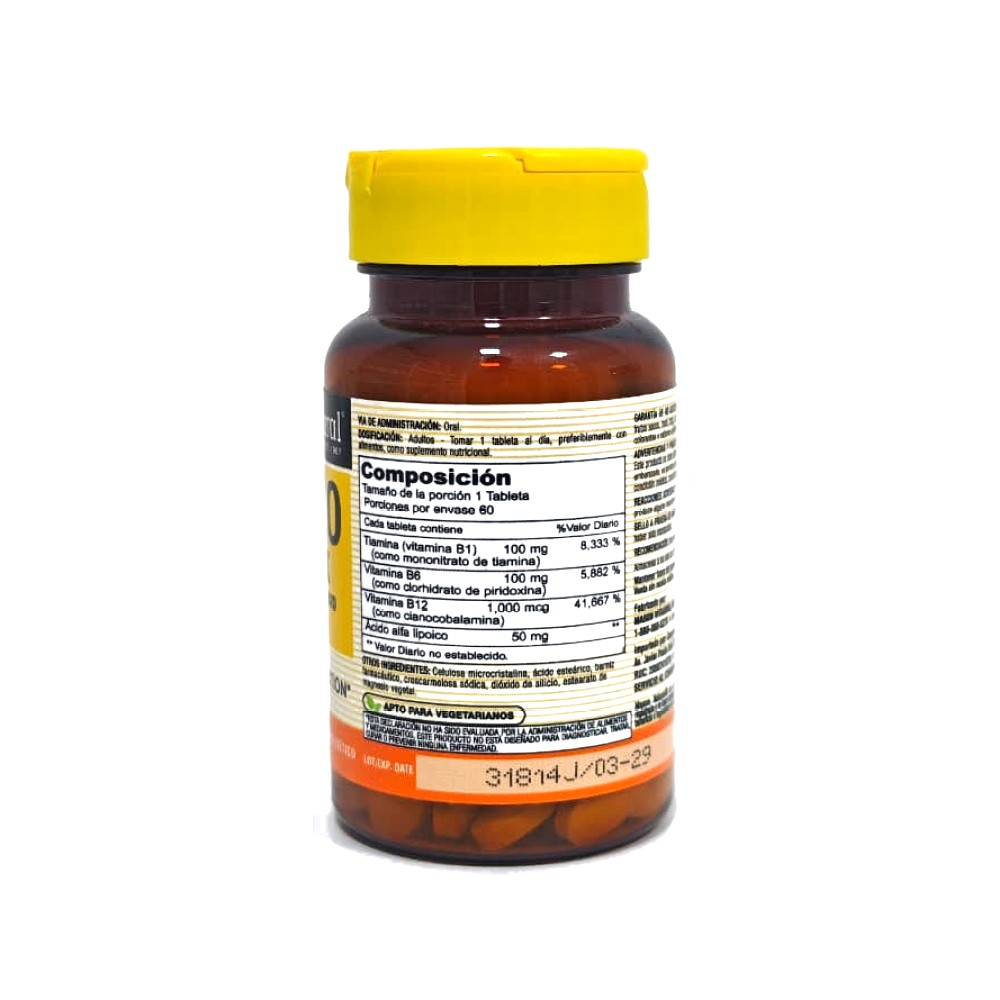 Neuro Complex Ácido Alfa Lipoico Mason Natural glucofarma