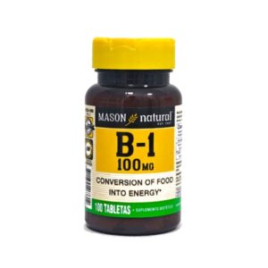 Vitamina B1 100 mg Mason Natural glucofarma